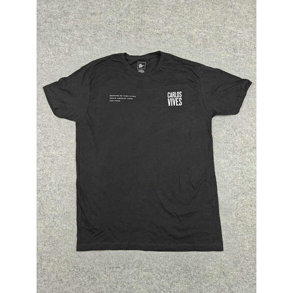 The Thread‎ Shop Shirt Mens Large Black Carlos Vives 2021/2022 Tour Graphic Tee
